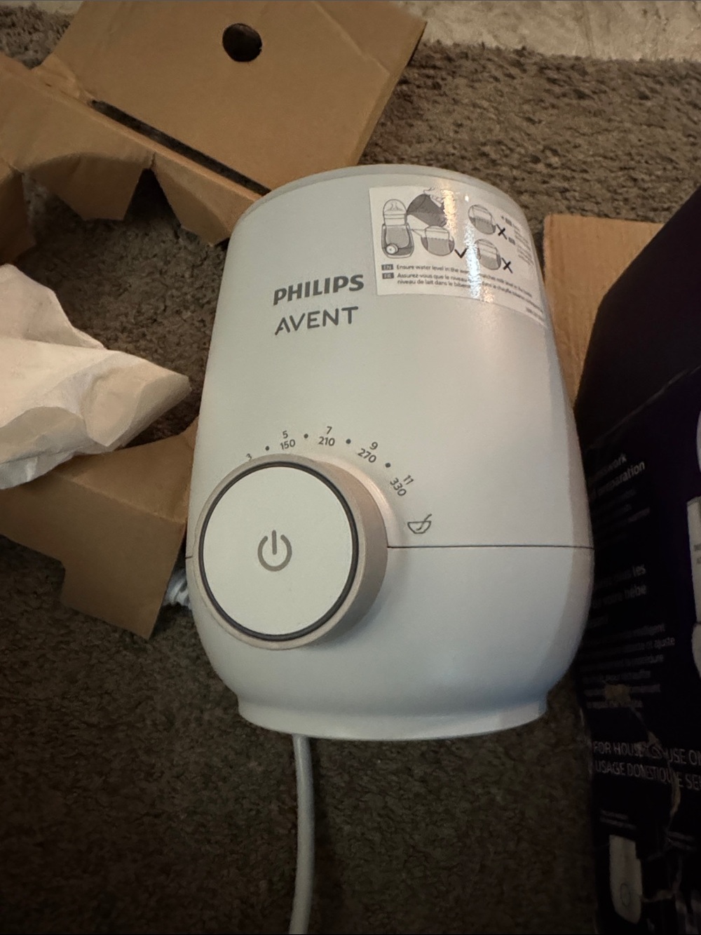 Philips Avent Fast Bottle Warmer Premium